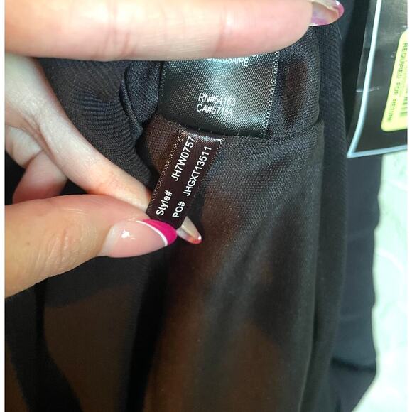 Jessica Howard NWT Black Embellished Lace Tiered Cocktail Dress - Size 22W - Picture 9 of 14